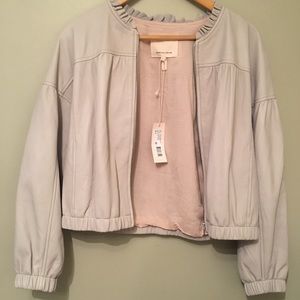 Rebecca Taylor Leather Bomber